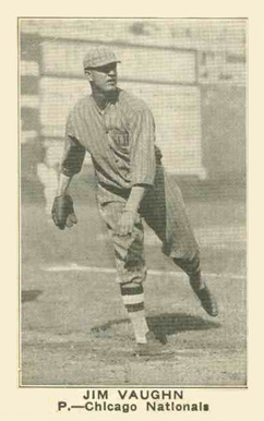 1922 Strip Card Jim Vaughn #187 Baseball Card