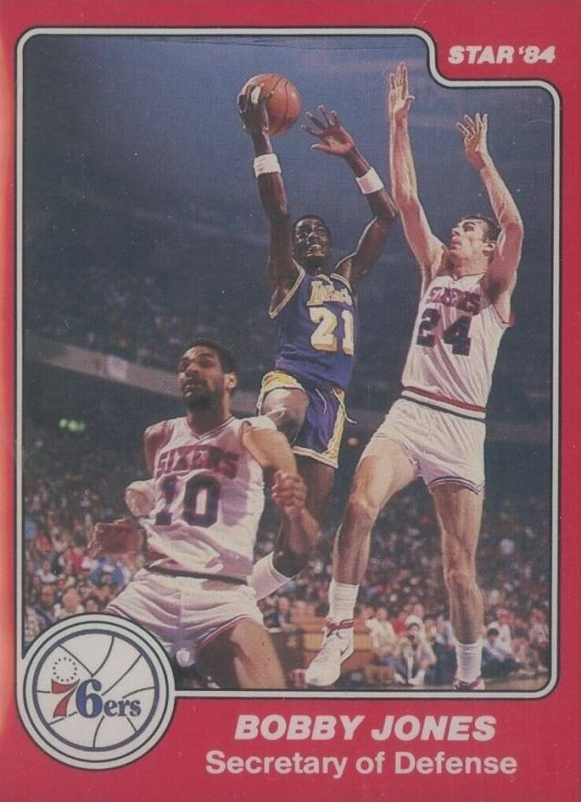 1983 Star Sixers Champions Bobby Jones #8 Basketball Card