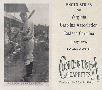 1910 Contentnea Black & White Photo Series Jackson, Spartanburg # Baseball Card