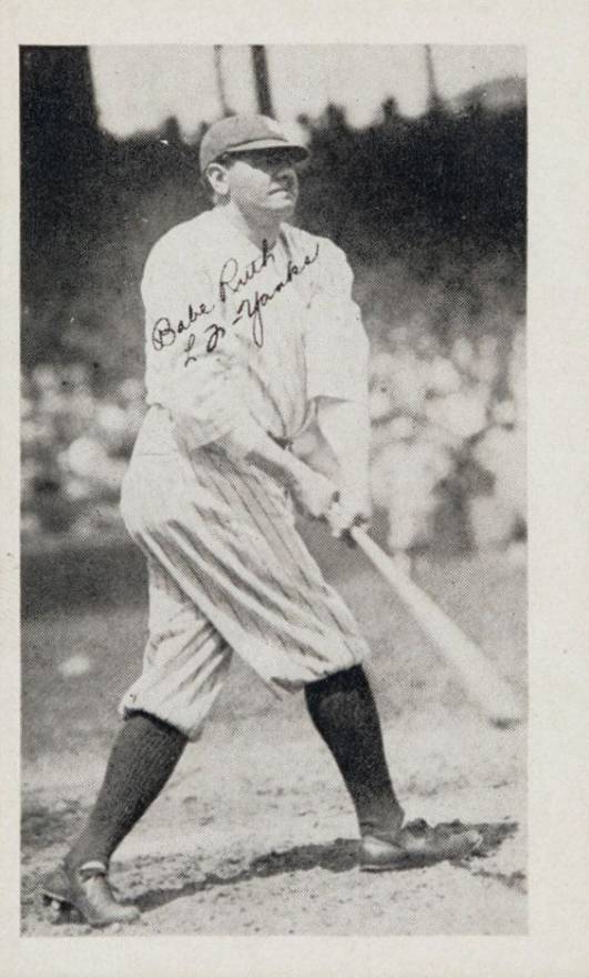 1922 Strip Card Babe Ruth # Baseball Card