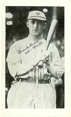 1922 Strip Card Frank Frisch # Baseball Card