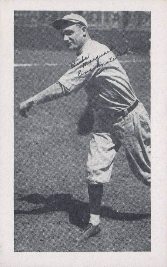 1922 Strip Card Rube Marquard #19 Baseball Card