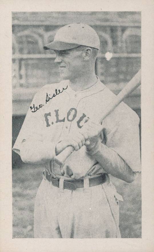 1922 Strip Card Geo. Sisler # Baseball Card