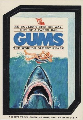 1975 Topps Wacky Packs 15th Series Gums # Non-Sports Card