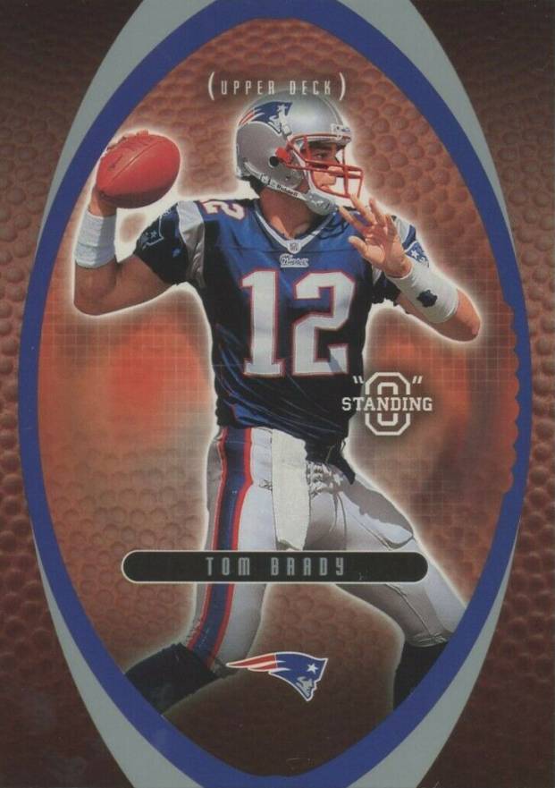 2003 Upper Deck Standing O! Tom Brady #12 Football Card