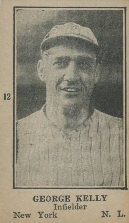 1925 Strip Card George Kelly # Baseball Card