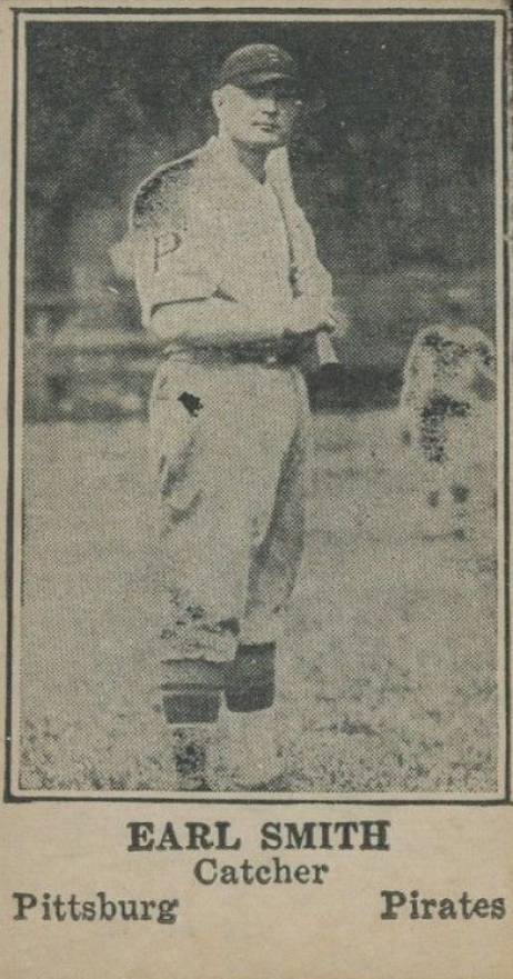 1925 Strip Card Earl Smith # Baseball Card