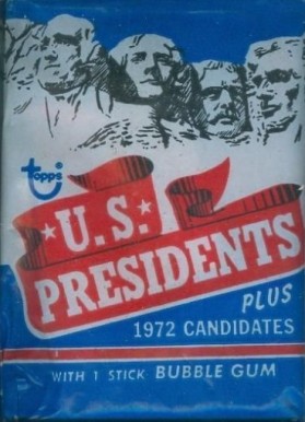 1972 Topps U.S. Presidents Wax Pack #WP Non-Sports Card