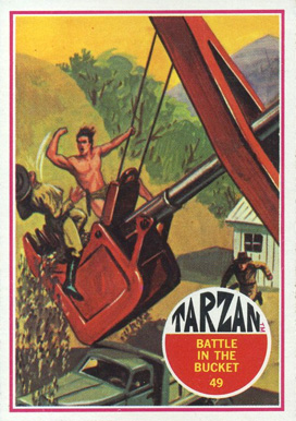 Tarzan cards 62 55 Philadelphia Gum,Banner 1966 43 45 