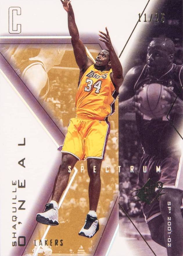 2001 SPx Shaquille O'Neal #39 Basketball Card