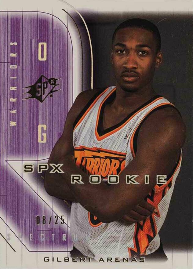 2001 SPx Gilbert Arenas #129 Basketball Card