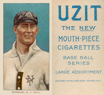 1909 White Borders UZIT Seymour, N.Y. Nat'L #435 Baseball Card