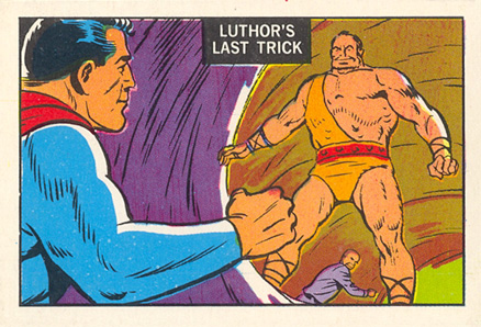 1968 A & BC Superman in the Jungle Luthor's last trick #45 Non-Sports Card