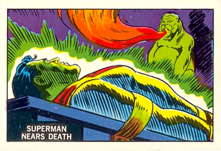 1968 A & BC Superman in the Jungle Superman Nears Death #40 Non-Sports Card