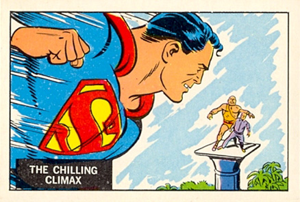 1968 A & BC Superman in the Jungle The Chilling Climax #57 Non-Sports Card