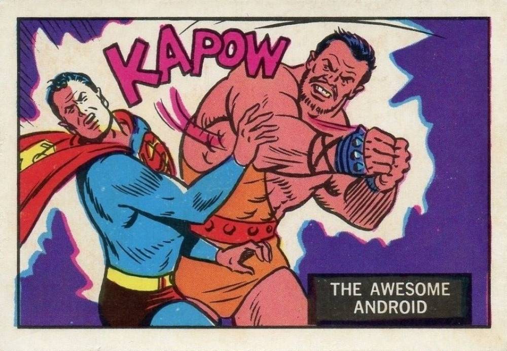 1968 A & BC Superman in the Jungle The awesome android #46 Non-Sports Card
