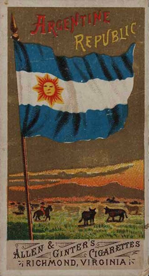 1887 Allen & Ginter Flags of All Nations Argentine Republic # Non-Sports Card