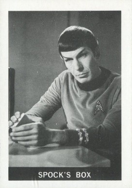 1967 Star Trek Spock box #10 Non-Sports Card