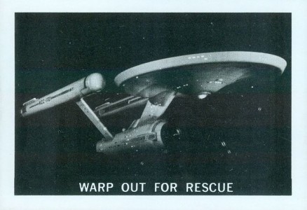1967 Star Trek Warp out for rescue #68 Non-Sports Card