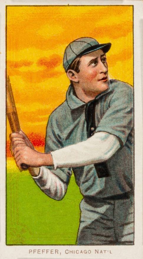 1909 White Borders Hindu-Red Pfeffer, Chicago Nat'L #388 Baseball Card