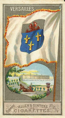 1888 Allen & Ginter City Flags Versailles # Non-Sports Card