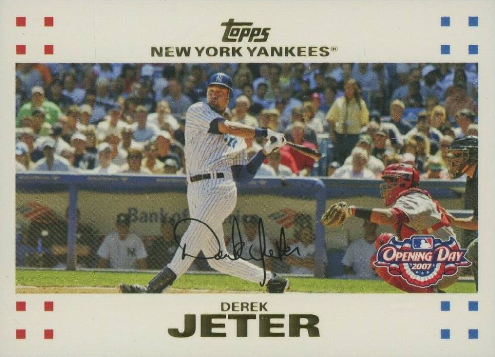 2007 Topps Opening Day Derek Jeter #46 Baseball Card