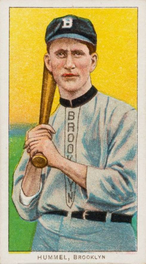 1909 White Borders Hindu-Red Hummel, Brooklyn #227 Baseball Card