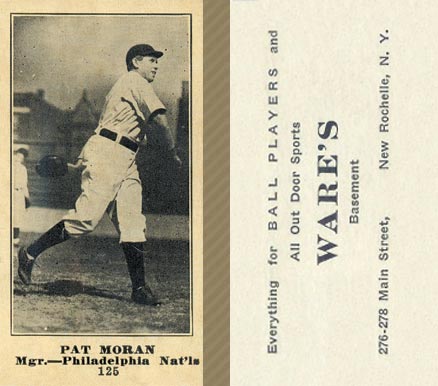 1916 Wares Pat Moran #125 Baseball Card