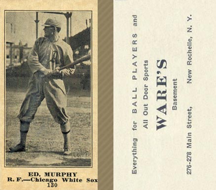 1916 Wares Ed. Murphy #130 Baseball Card