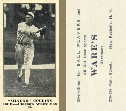 1916 Wares Shauno Collins #35 Baseball Card
