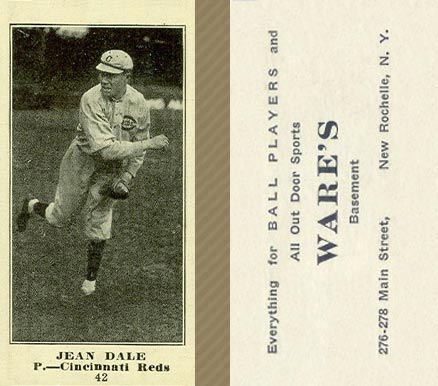 1916 Wares Jean Dale #42 Baseball Card