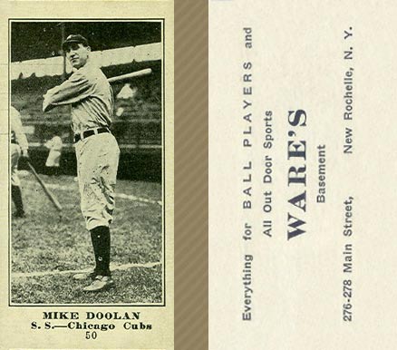 1916 Wares Mike Doolan #50 Baseball Card