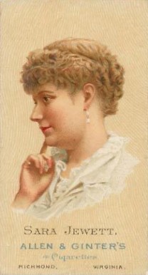 1888 Allen & Ginter The World's Beauties Sara Jewett #7 Non-Sports Card