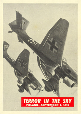 1965 War Bulletin Terror in the Sky #3 Non-Sports Card