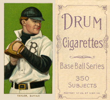 1909 White Borders Drum 350 Taylor, Buffalo #479 Baseball Card