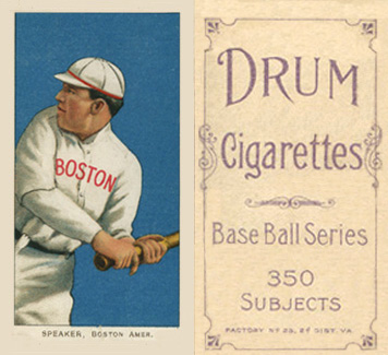 1909 White Borders Drum 350 Speaker, Boston Amer. #456 Baseball Card