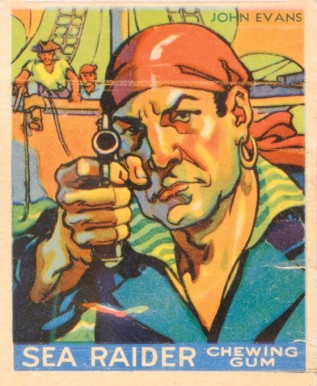 1933 Sea Raiders John Evans #33 Non-Sports Card