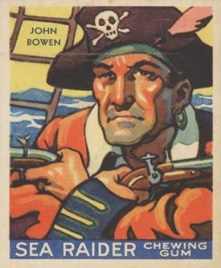 1933 Sea Raiders John Bowen #34 Non-Sports Card