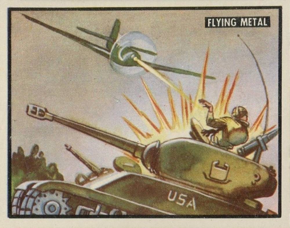 1950 Topps Freedom War Flying Metal #9 Non-Sports Card