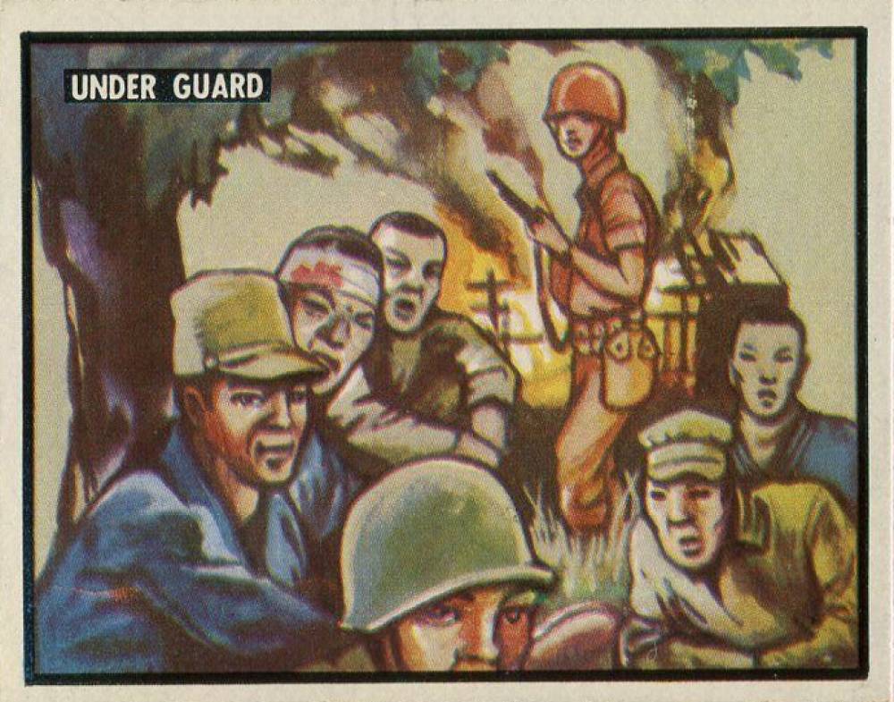 1950 Topps Freedom War Under Guard #32 Non-Sports Card