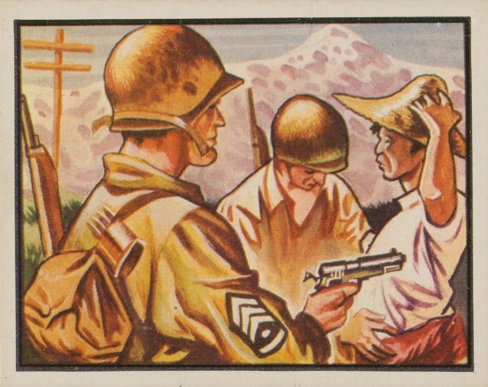 1950 Topps Freedom War Strange Stomach #54 Non-Sports Card