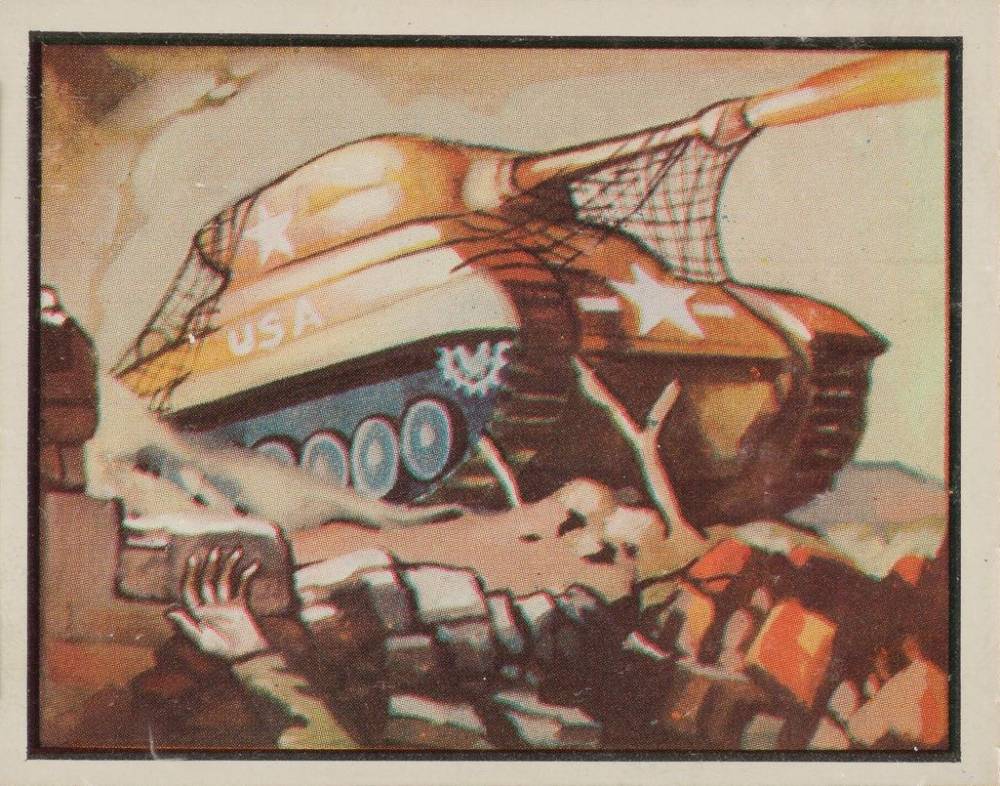 1950 Topps Freedom War Fighting Armor #58 Non-Sports Card