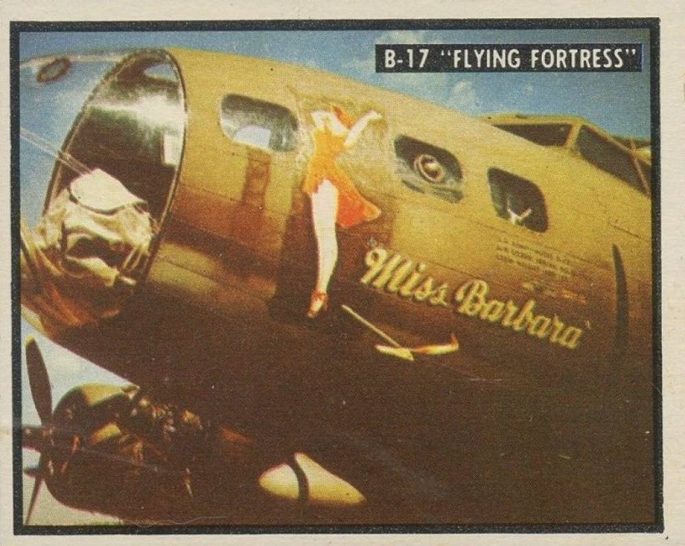 1950 Topps Freedom War B-17 Flying Fortress #91 Non-Sports Card