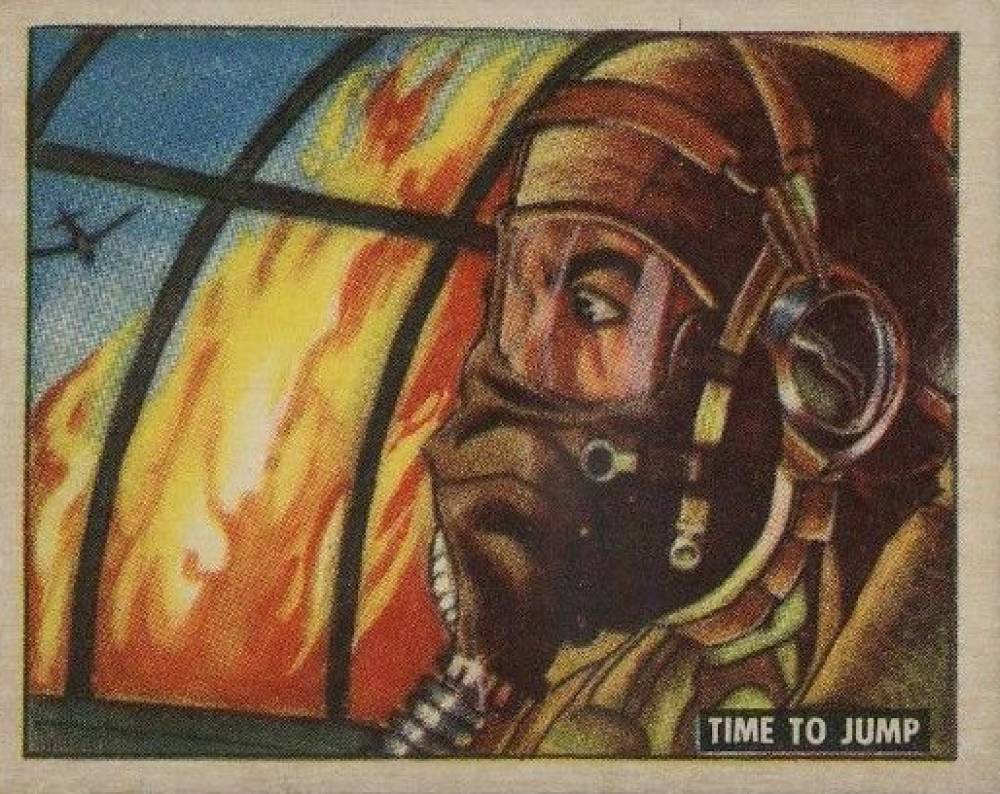 1950 Topps Freedom War Time to Jump #157 Non-Sports Card