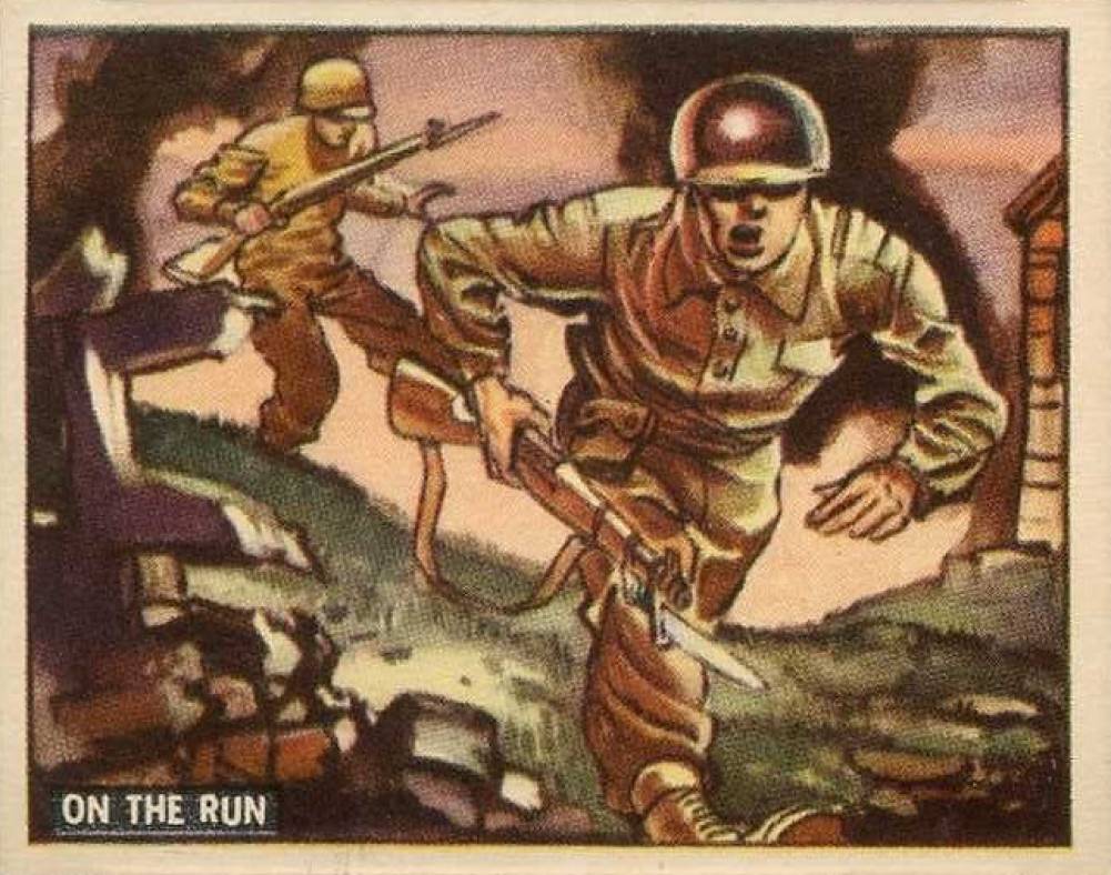 1950 Topps Freedom War On the Run #161 Non-Sports Card