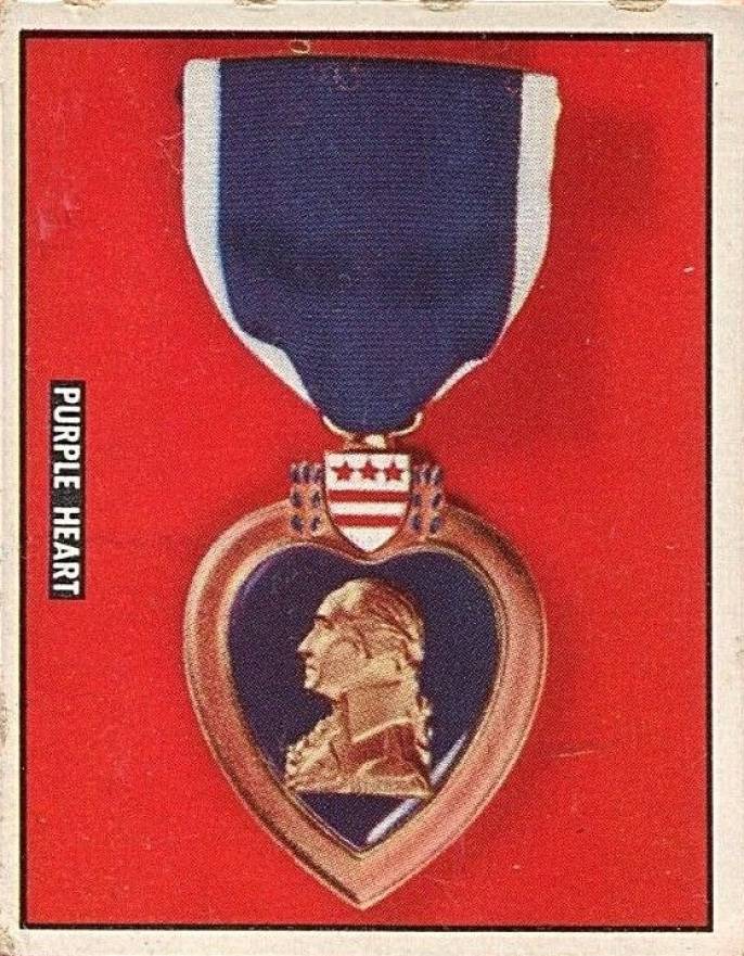 1950 Topps Freedom War Purple Heart #192 Non-Sports Card
