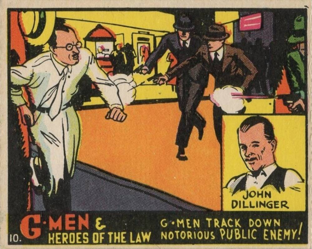 1936 G-Men & Heroes G-Men Track down... #10 Non-Sports Card