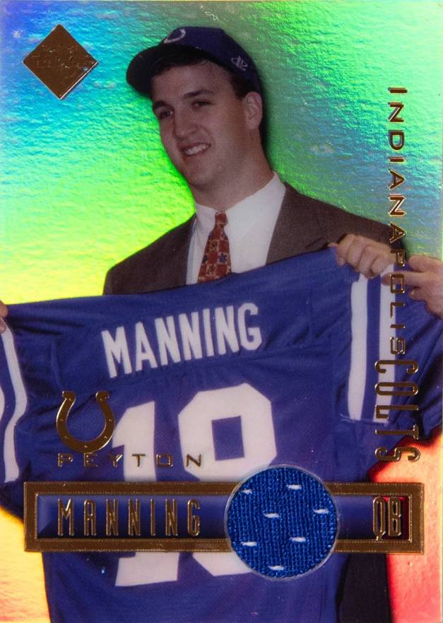 1998 Collector's Edge 1st Place Game Gear Peyton Manning # Football Card