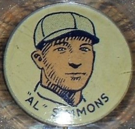 1930 Cracker Jack Pins Al Simmons # Baseball Card