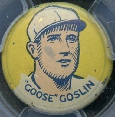 1930 Cracker Jack Pins Goose Goslin # Baseball Card